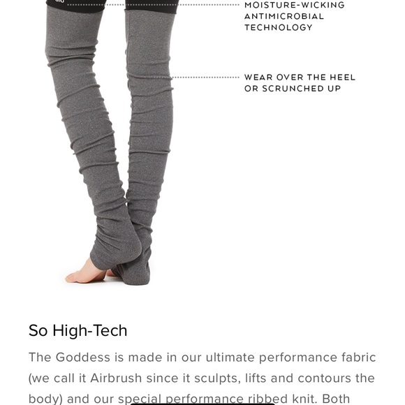 ALO Goddess Ribbed Leggings in Snakeprint & Black - Picture 8 of 9